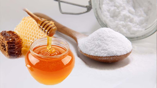 Baking soda và mật ong