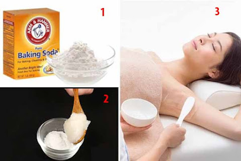 Trị thâm nách bằng baking soda