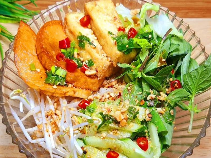 Bún nước tương đậu hũ