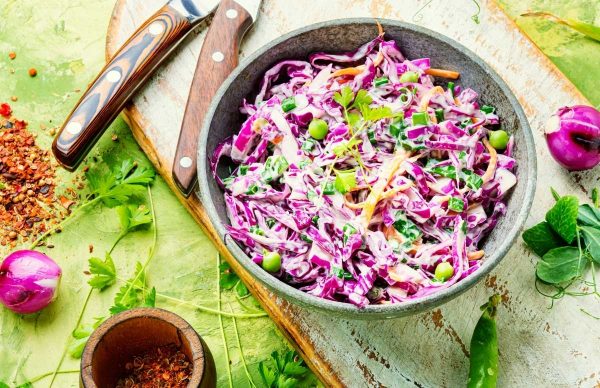 Salad bắp cải tím