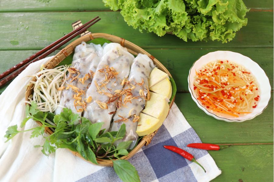 Món ăn sáng nhanh gọn: Bánh cuốn