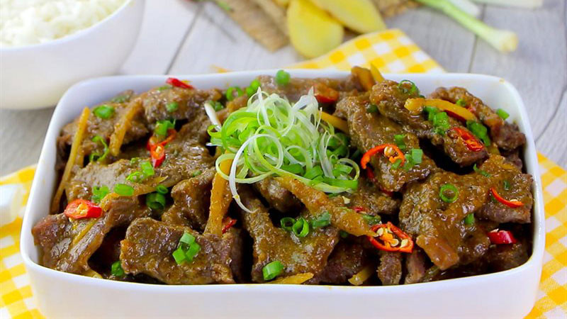 Bò kho gừng