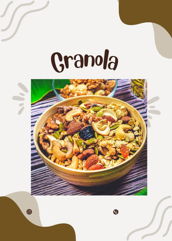 Granola giảm thèm ngọt hiệu quả